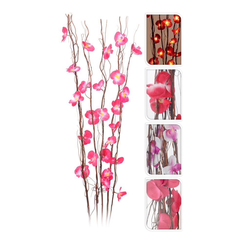 Buquê de flores com led modelos variados