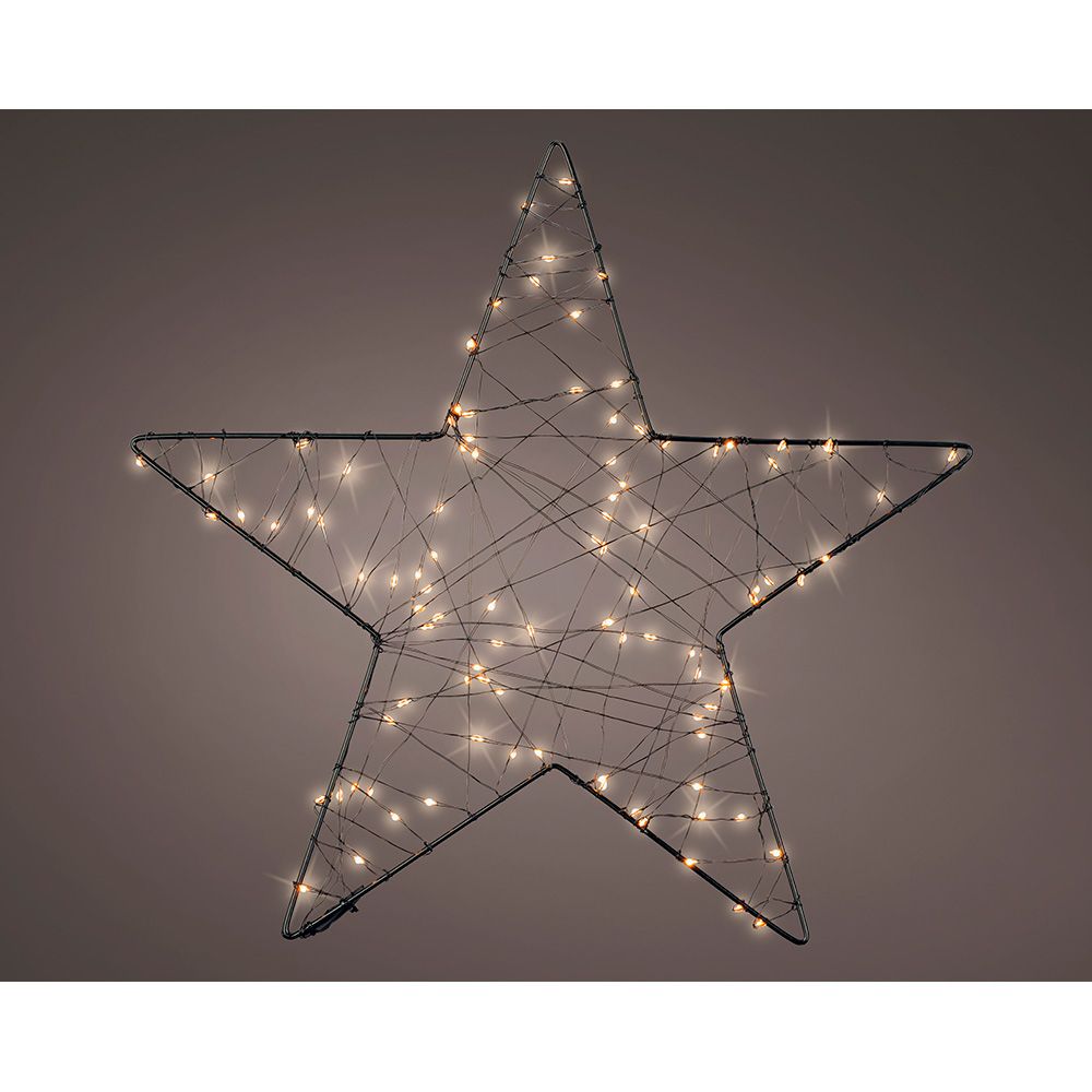 Estrela de malha microled ø38 cm