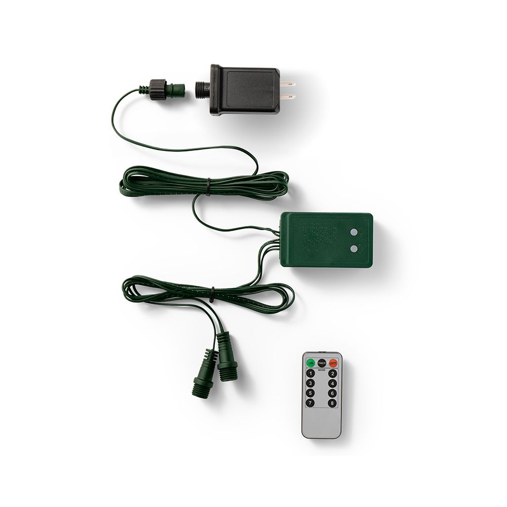 Transformador verde com comando, de exterior, 5 m