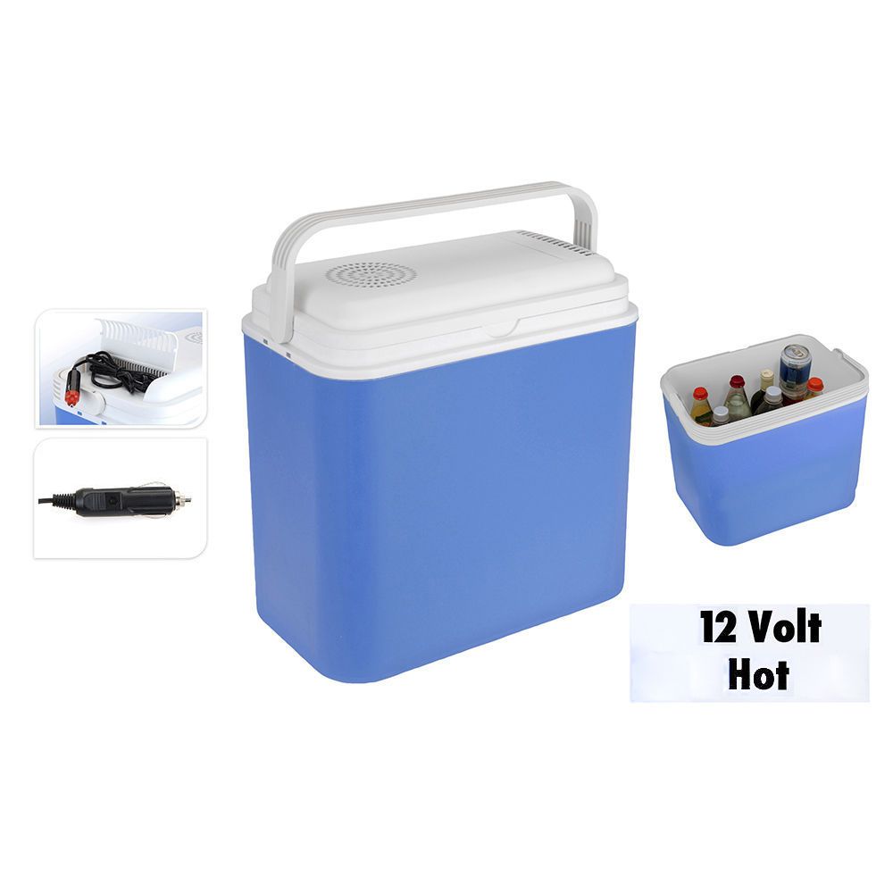 Geleira de campismo 24 l. adaptador de carro de 12v dc 39 x 24 x 39 cm