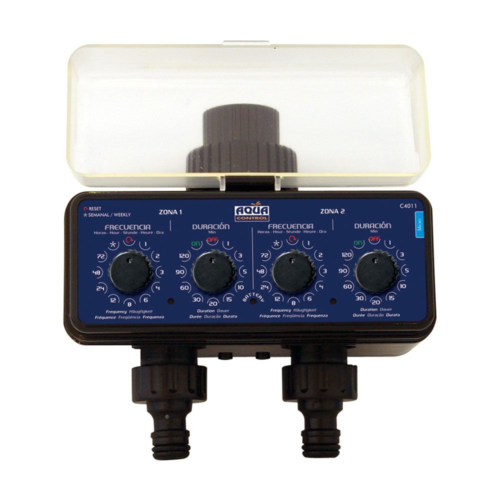 Temporizador de torneira c5005 com duas saídas, blister