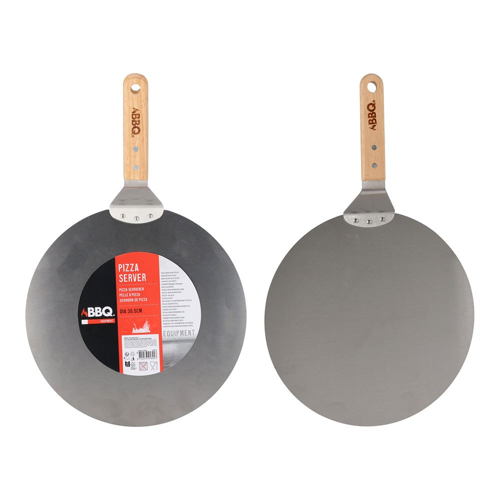 Utensílio para servir pizza com cabo de madeira, ø30,5 cm