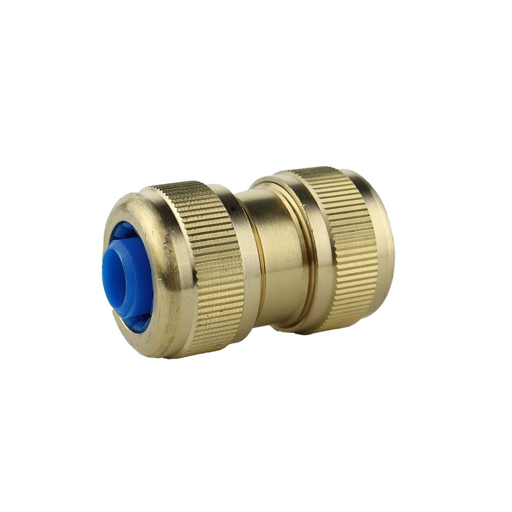Conector rápido de mangueira de latão ¾ pol