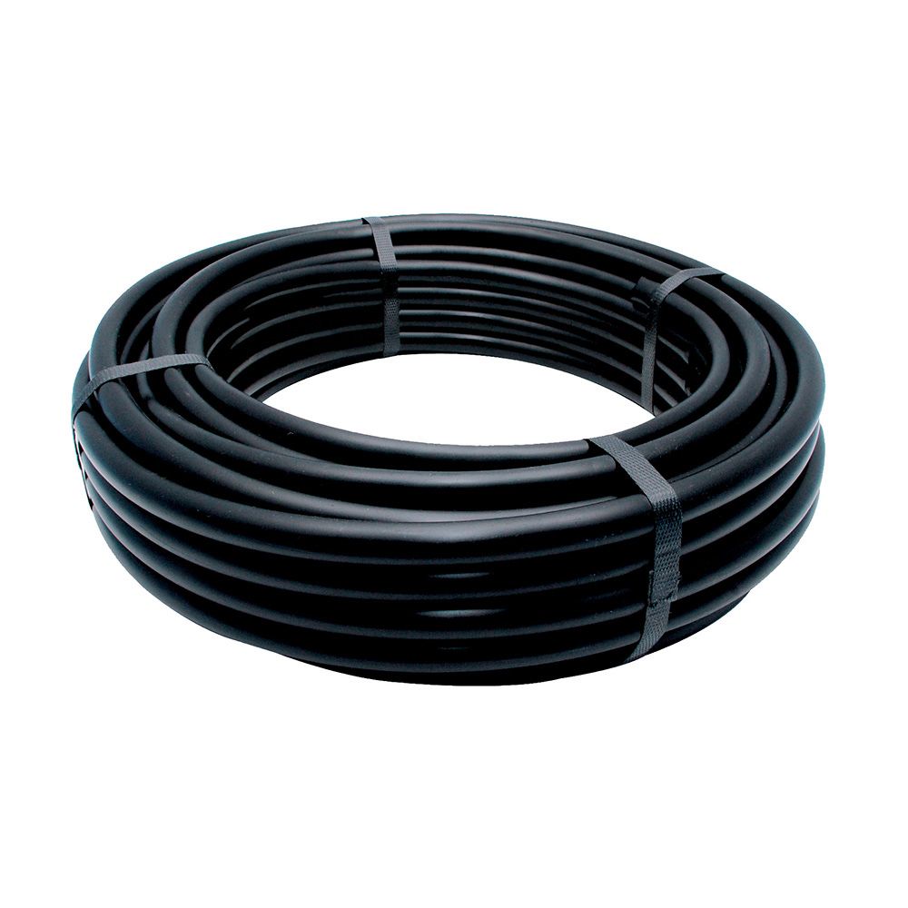 Tubo de irrigação por gotejamento preto ø16 mm, rolo de 25 m