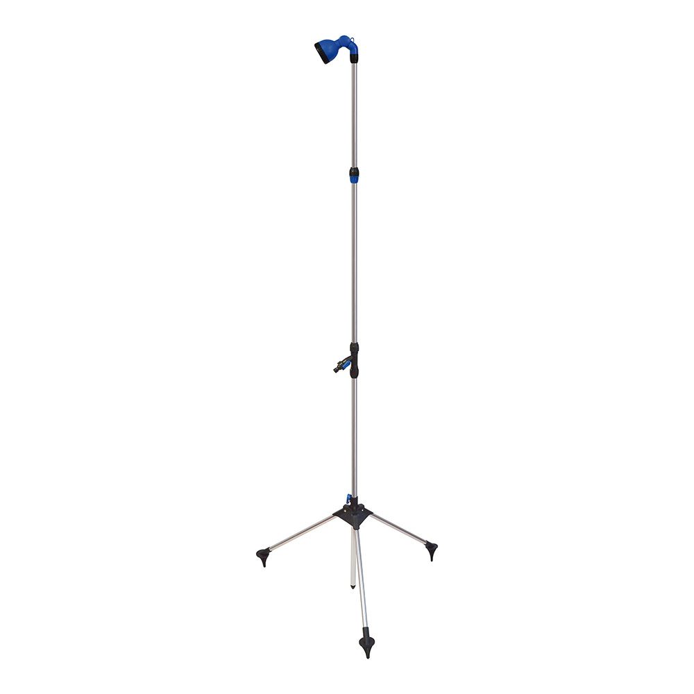 Duche de jardim com tripé 130-210cm blue bir
