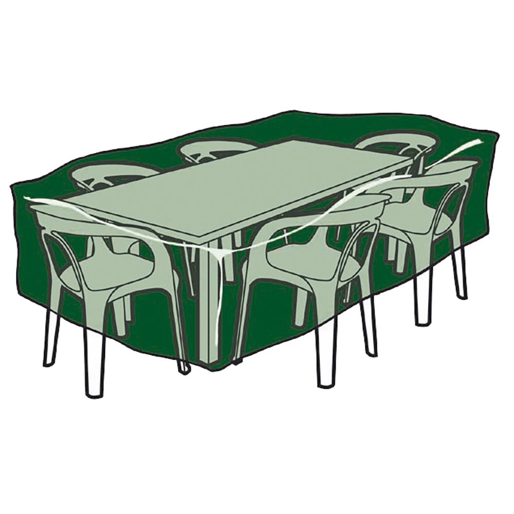 Capa protetora para mesa e cadeiras, 205 x 325 x 90 cm, 100 g/m²