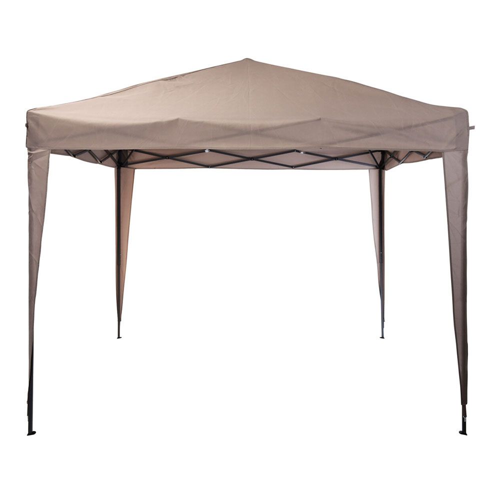 Tenda dobrável cor cinza 3 x 3 x 2,45 m