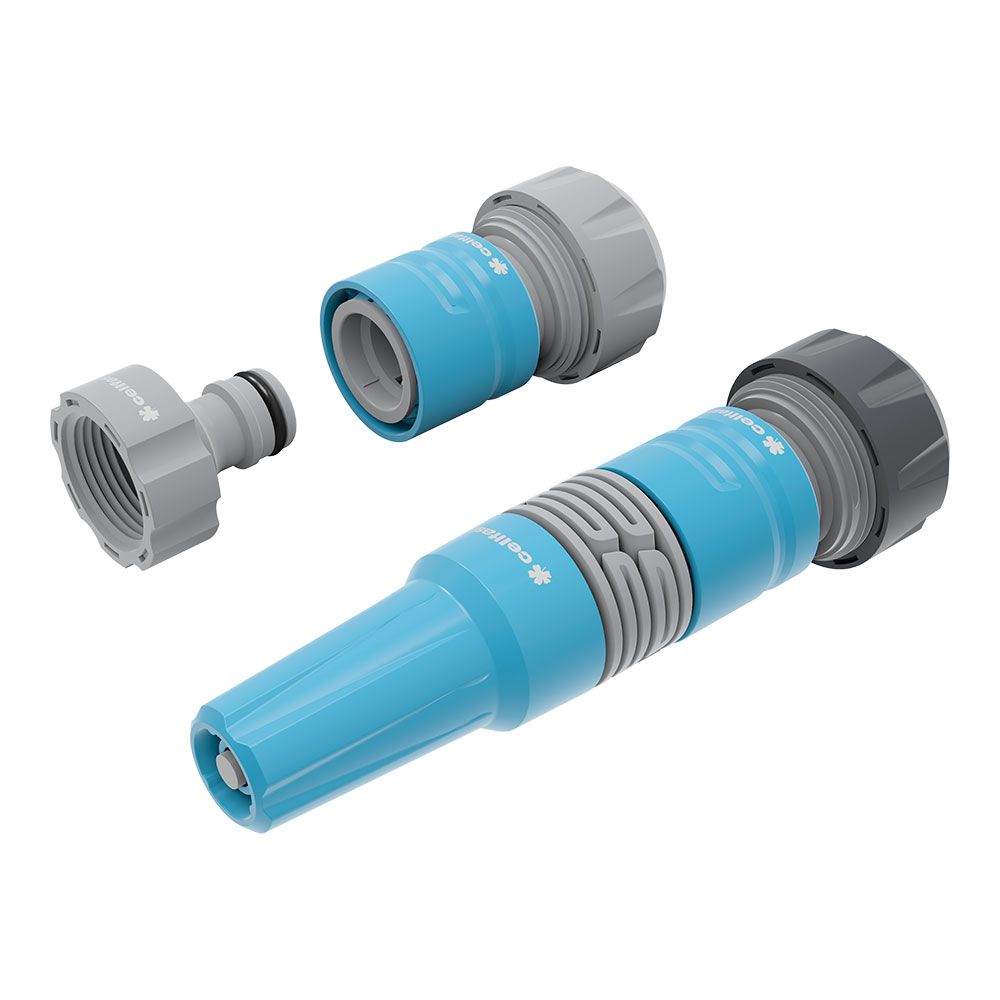 Lança de irrigação cellpro de 6 bar com conectores, 2 funções, ¾ pol, embalagem blister
