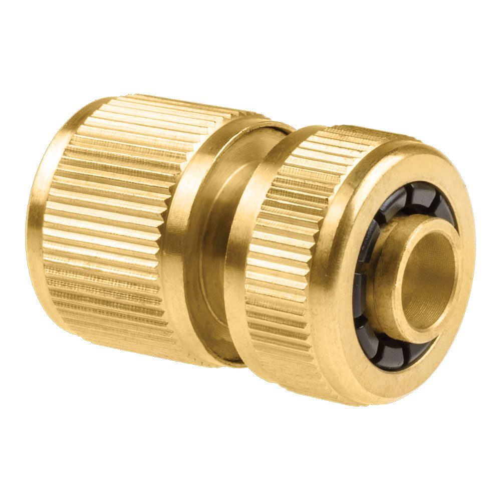 Conector rápido de latão para mangueira brass, 6 bar, ½ pol - 5/8 pol, blister