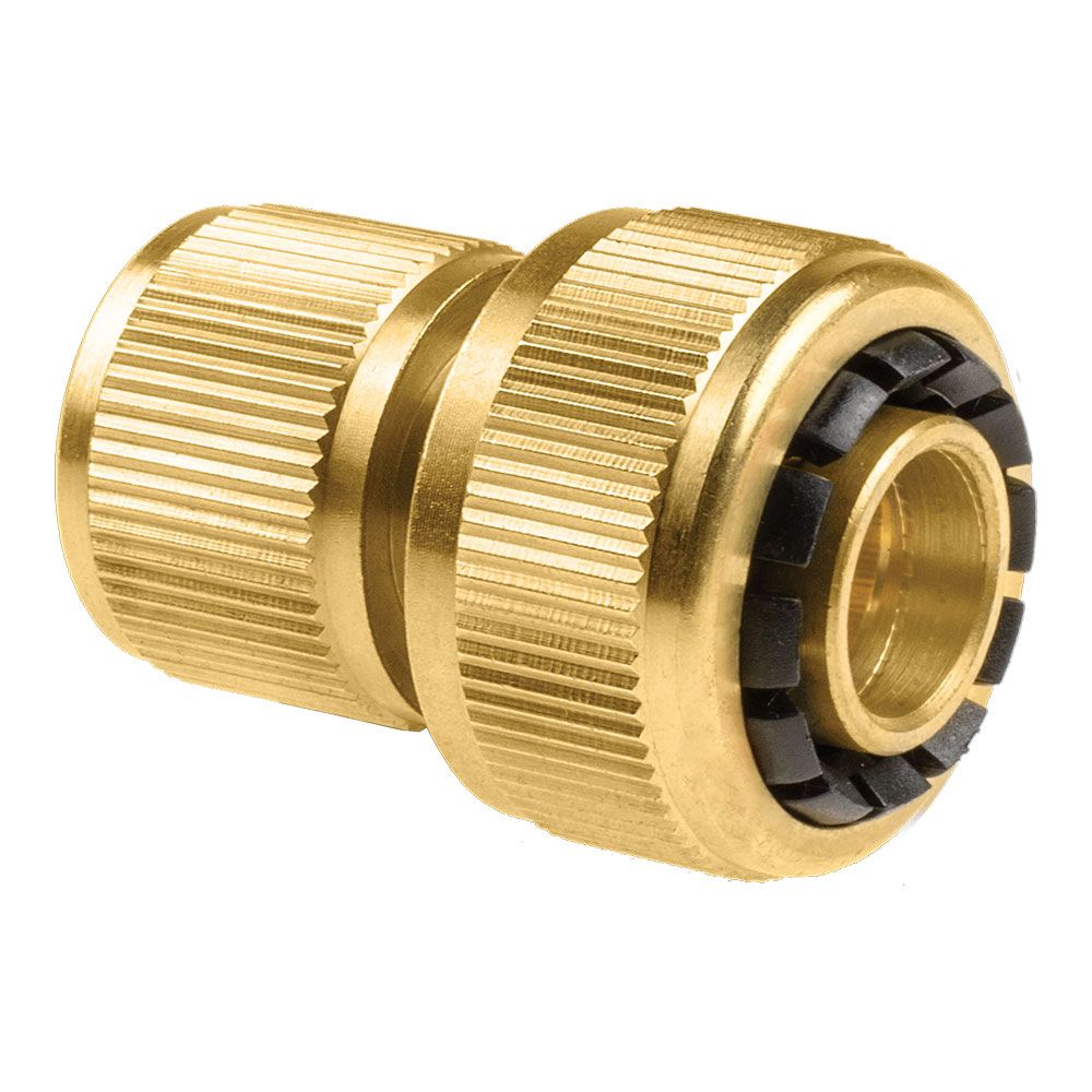 Conector rápido de latão para mangueira brass, 6 bar, ¾ pol, blister