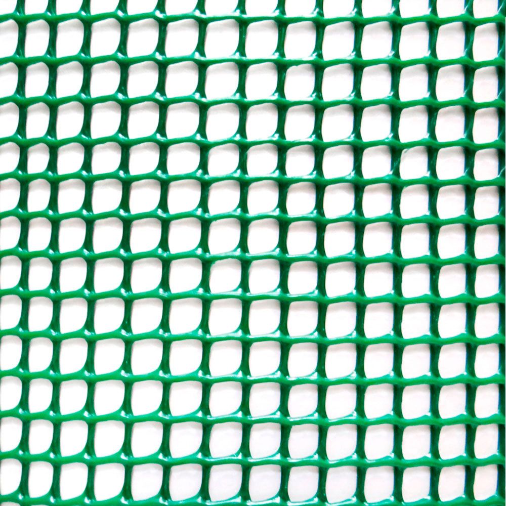 Rolo de tela cadrinet leve, quadrada de 4,5 x 4,5 mm, verde, 1 x 25 m