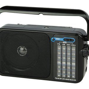 RA15 Rádio portátil a pilhas - am/fm - preto - ( 2x AA - não incl. )