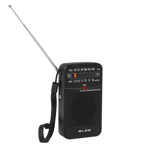 RA20 Rádio portátil am/fm clássico preto