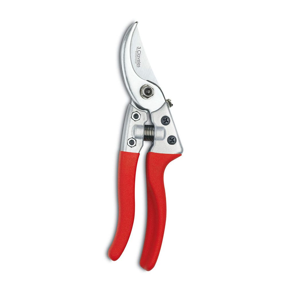 Tesoura de poda cabeça inclinada m. alumínio 21cm. d 3 claveles