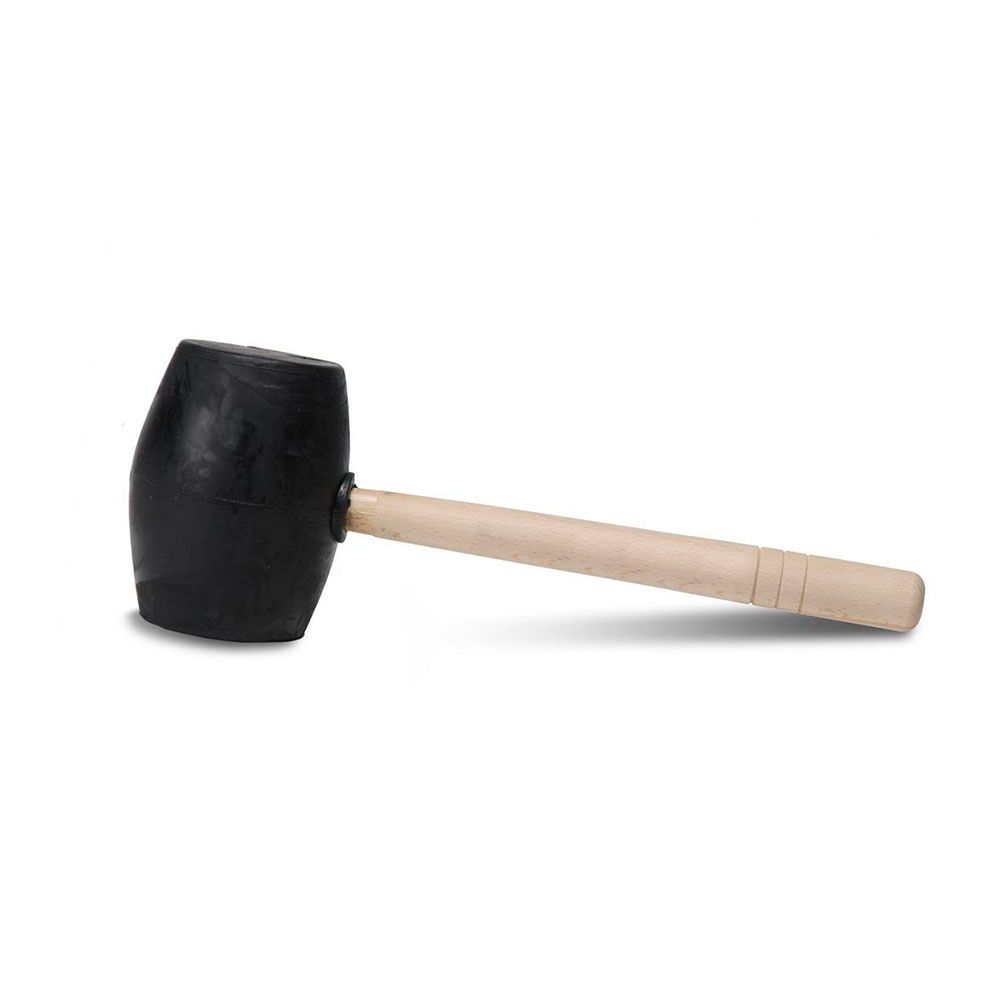 Martelo de borracha preta 750 g