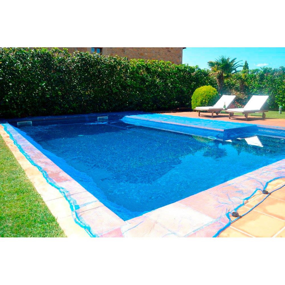 Malha para piscina leaf pool cobver 6 x 6 m
