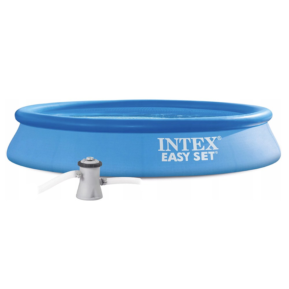 Piscina inflável redonda easy set, com bomba de filtro, ø305 x 61 cm