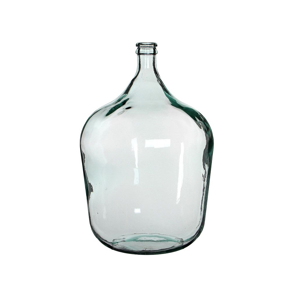 Garrafa vidro transparente diego 34 l ø40 x 56 cm