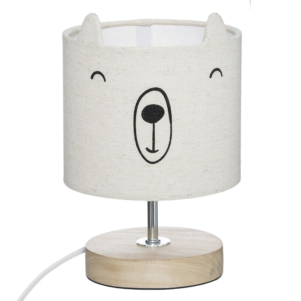 Candeeiro infantil de mesa, modelo bear, e14 (lâmpada não incluída)