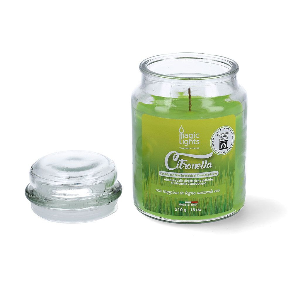 Vela citronela em frasco 510 ml