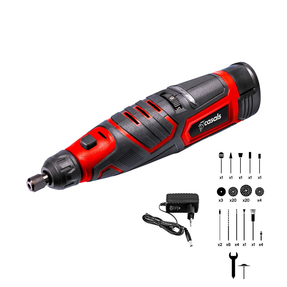 Kit multiferramenta rotativa cmg1205bc 12 v com bateria e carregador