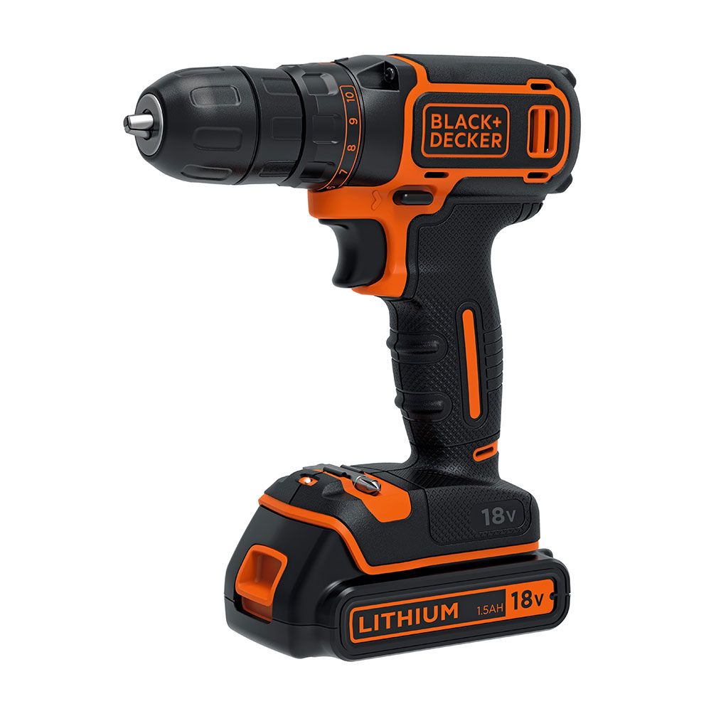 Berbequim aparafusador 18 v com bateria de lítio mah e carregador