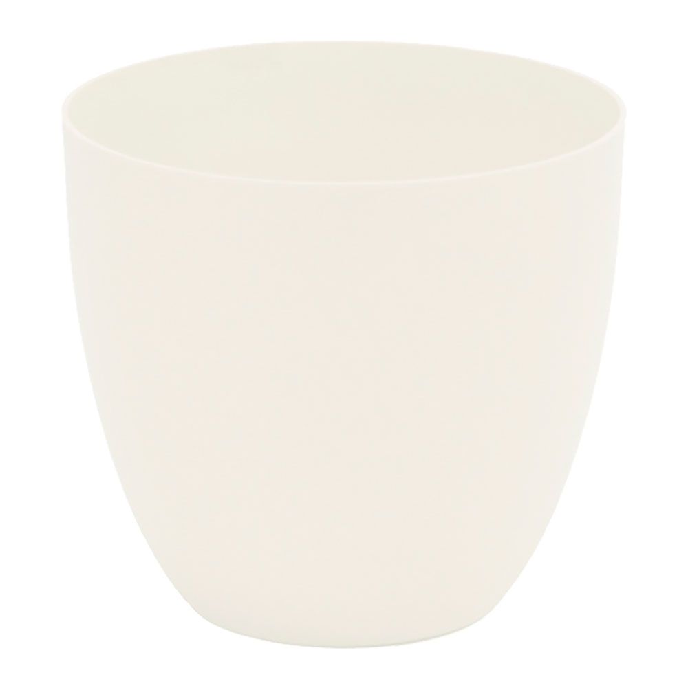 Vaso moldado por injeção, modelo tigela, cor blanco, ø38 cm