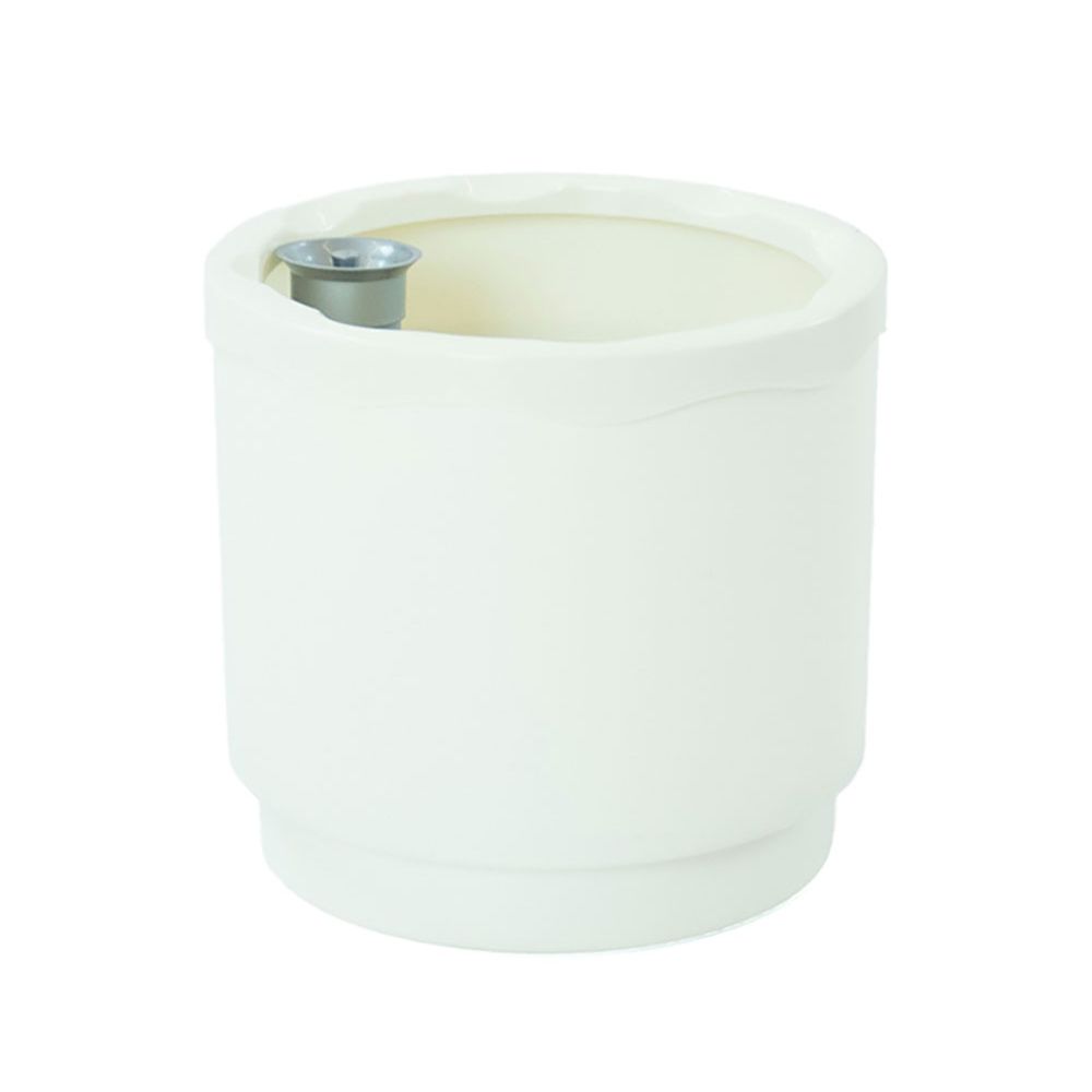 Vaso auto-rega cor branco ø18 x 17 cm