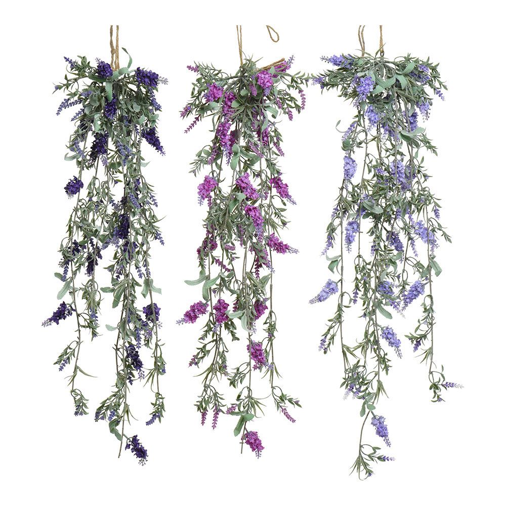 Vaso suspenso de lavanda, 80 cm, modelos variados