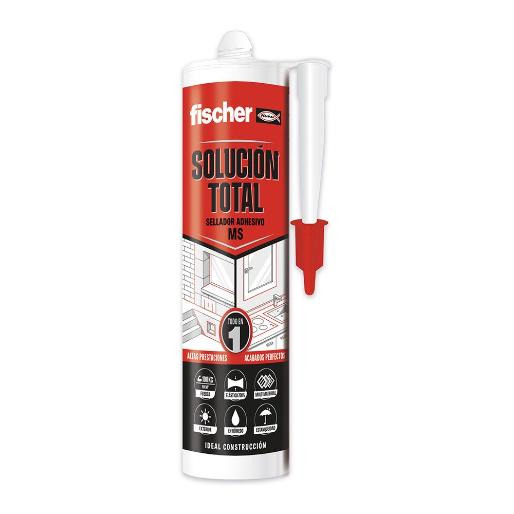 Ms vedante adesivo branco 546184 fischer 290ml