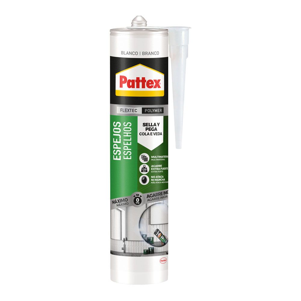 Pattex espelhos 280 ml branco próxima data de validade:01/09/2026