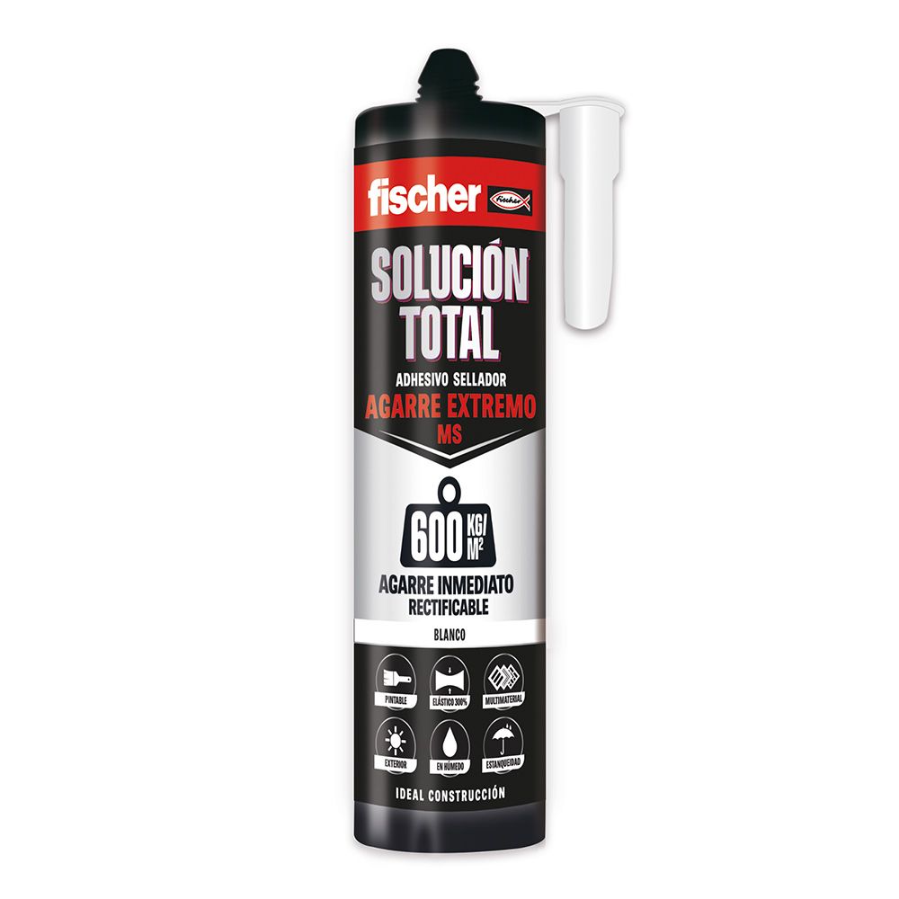 Solução total aderência extrema, branco, 290ml 572475 fischer