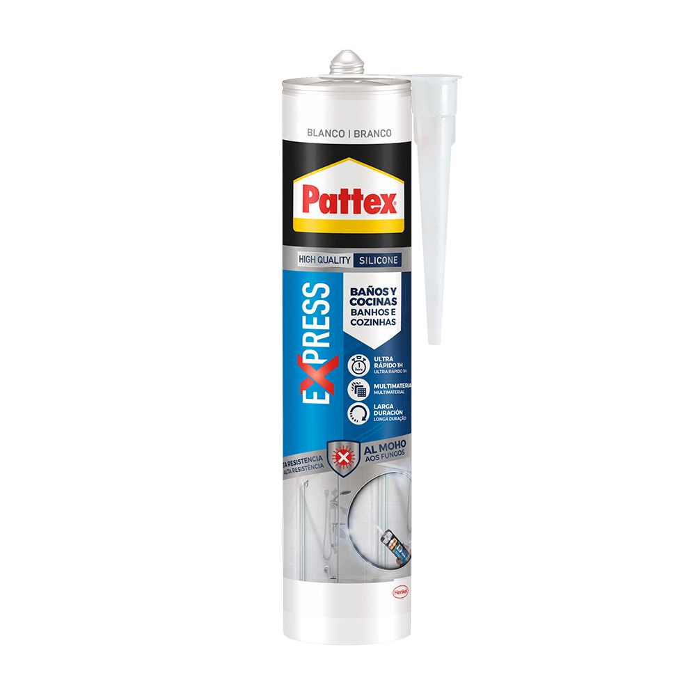 Silicone express banheiros e cozinhas branco 280 ml