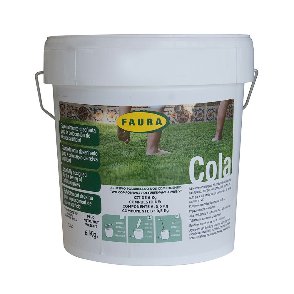Cola para relva artificial 6 kg
