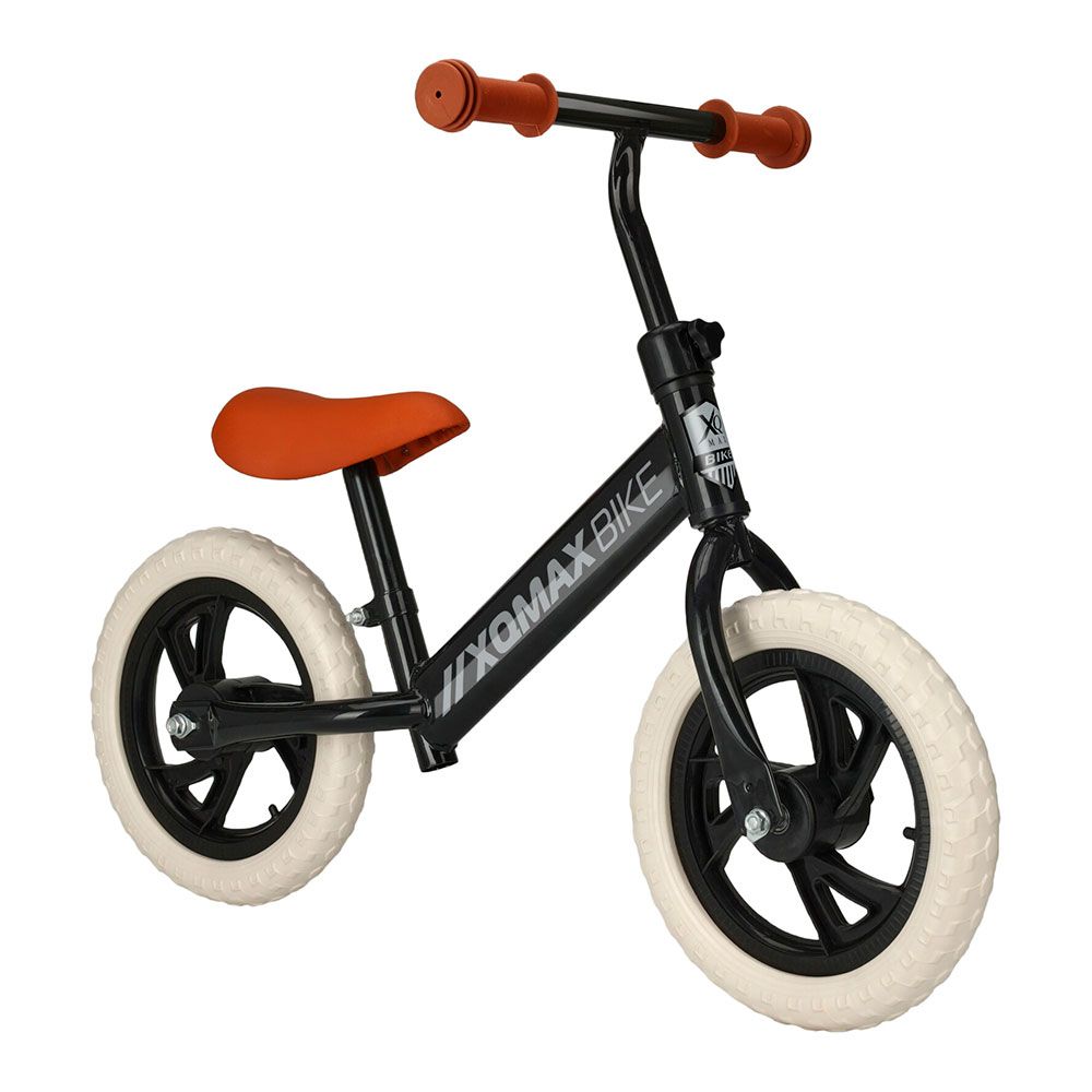 Bicicleta de equilíbrio, preta, máx. 40 kg