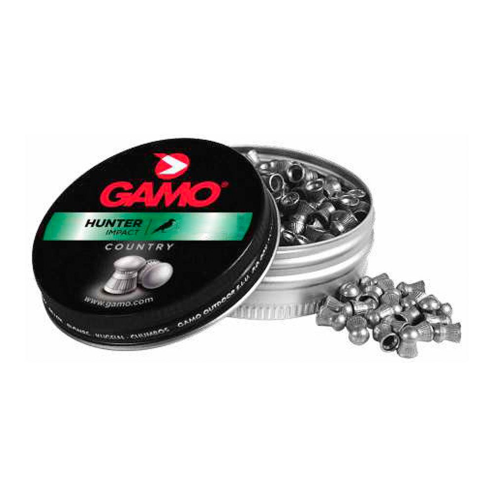 Chumbos hunter impact country calibre 6,35 mm (.25) 1,41 g (21,75 gr) 200 unidades