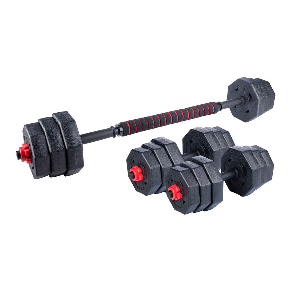 Conjunto halteres extensíveis 19 peças