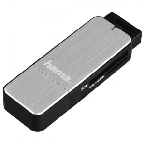 Hama Usb 3.0 Multi Card Reader Sd / Microsd Alu Bl