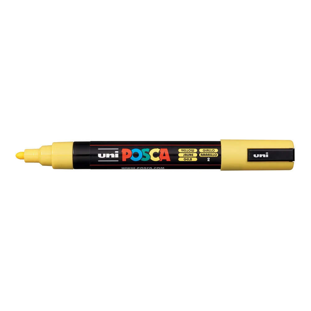 Marcador Pc-5m 2.5mm Amarelo Uni-Ball