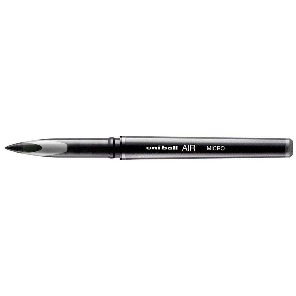 Uni Uba-188m, Caneta Retrátil, Preto, Preto, Plás.