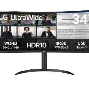 Monitor Curvo 34" 34wr50qk-B Wide Quad Hd Preto -.