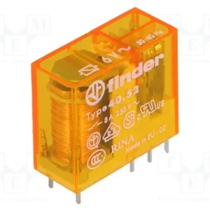 Rele Mini para C.I. 2 Contatos Reversivel 6vdc 8a