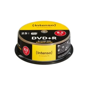 Consumível Intenso Dvd+R 8.5gb Dl 25 Unds 8x Pack