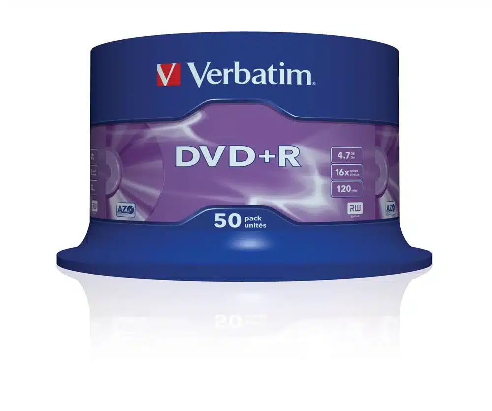 Verbatim Dvd+R 4.7 Gb (16x) Pack de 50