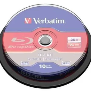 1x10 Verbatim Bd-Re Blu-Ray 25 Gb 2x Velocidade, C