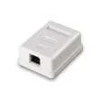Aisens Rj45 Cat6 Ftp Surface Mount Rose 1 Socket