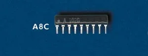 Resist. Array 47k (8 Rs + 1 Common)