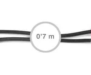 Cabo Áudio 2x Rca Macho - 2x Rca Macho 70cm - Fon.