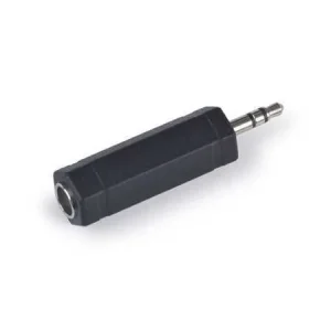Adaptador Áudio Jack 63 Mm a 35 Mm