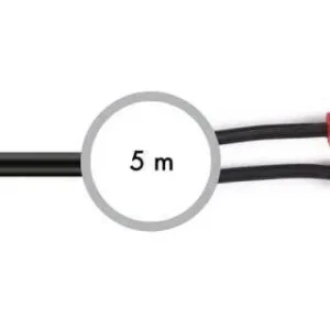Cabo Áudio Jack 3,5mm Macho - 2x Rca Macho 5 Mts .